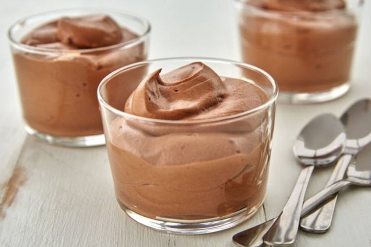 Шоколадный мусс со сгущенкой и какао