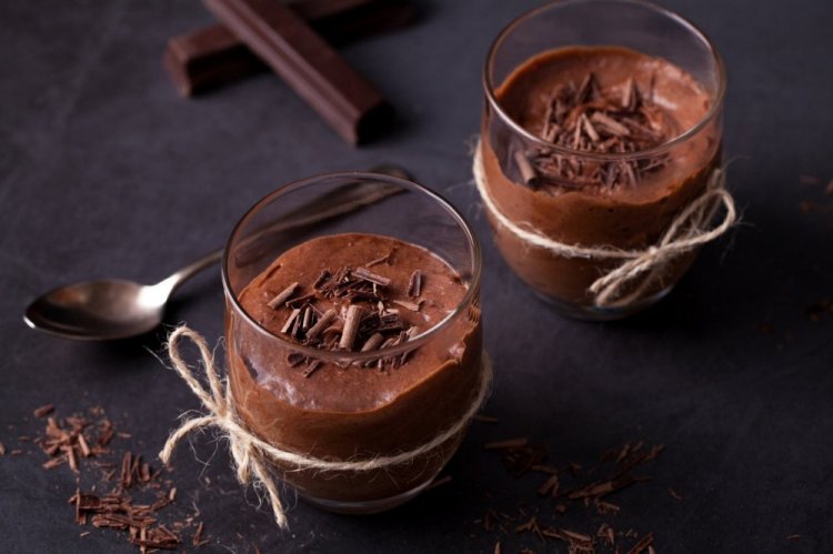 Шоколадный мусс на желтках