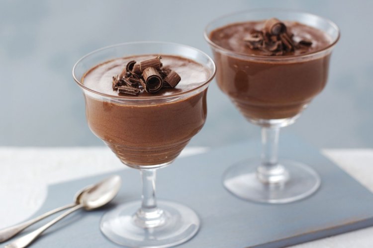 Шоколадный мусс с манкой