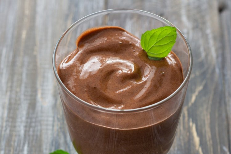 Шоколадный мусс с бананом