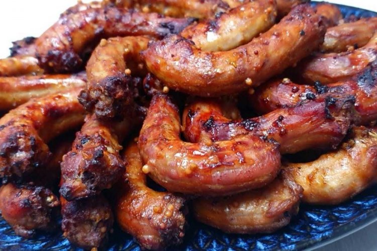 Куриные шейки на гриле