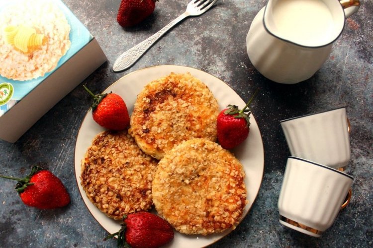 Сырники с овсянкой в духовке