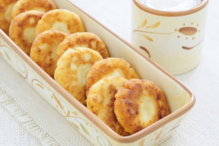 Сырники с бананом в духовке