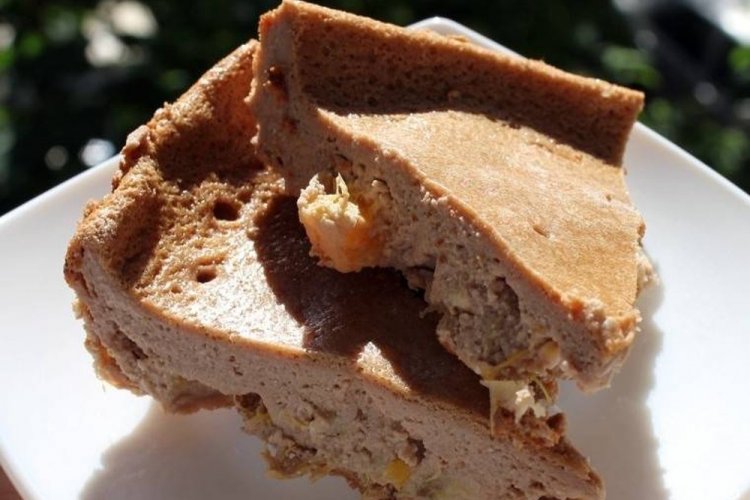 Шоколадно-творожная запеканка без манки