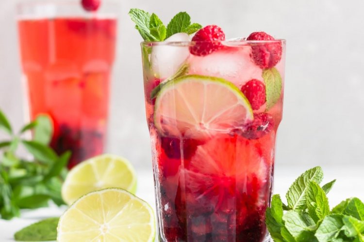 Малиновый мохито