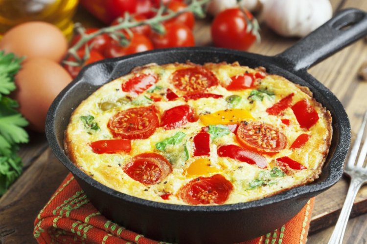 Фриттата на сковороде