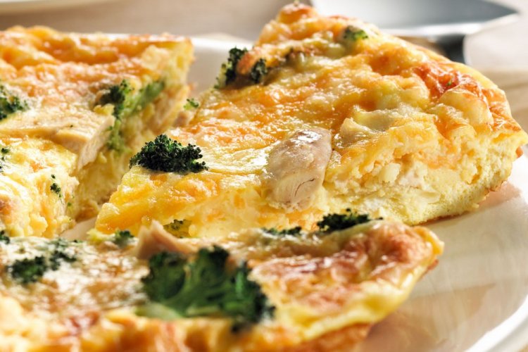 Фриттата с курицей