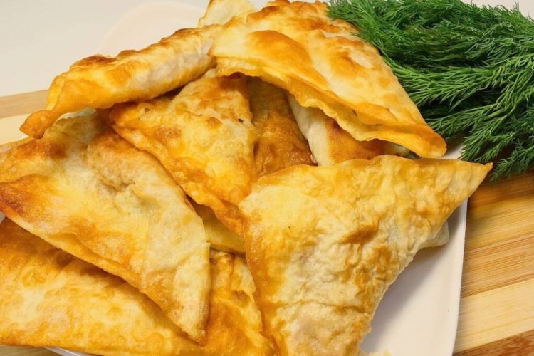 Чебуреки из лаваша в кляре