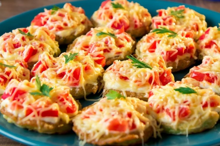 Кабачки со сливками и сыром в духовке