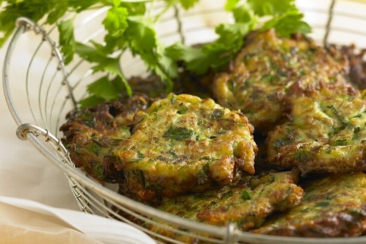 Оладьи из баклажанов с кабачками