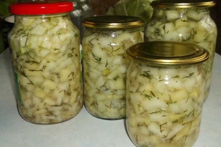 Кабачки как грузди с чесноком на зиму