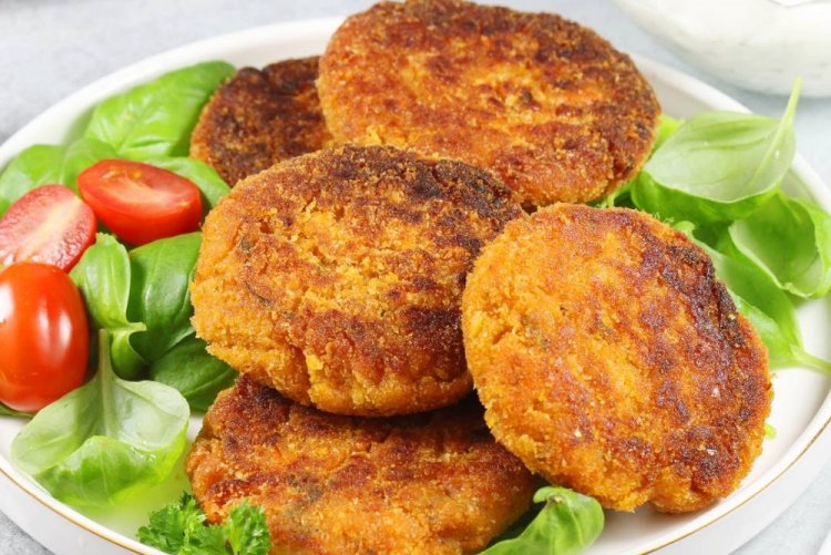 Котлеты из чечевицы в аэрогриле