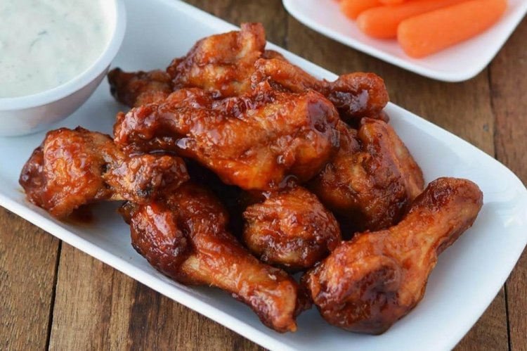 Куриные крылышки барбекю в аэрогриле
