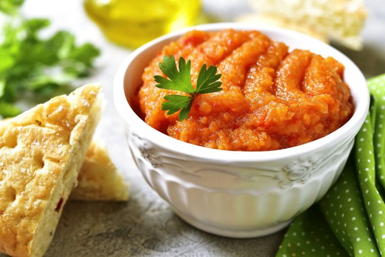 Овощная икра с яблоками на зиму