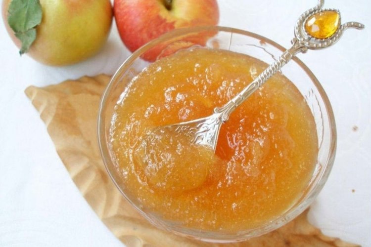 Яблочный джем с имбирем на зиму