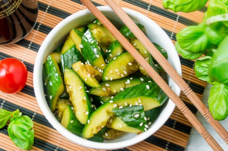 Битые огурцы без чили