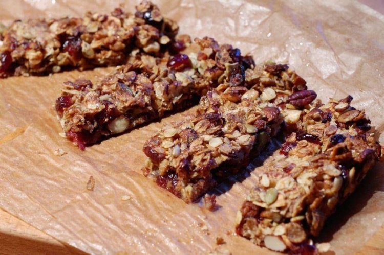 Протеиновые батончики с сушеной клюквой