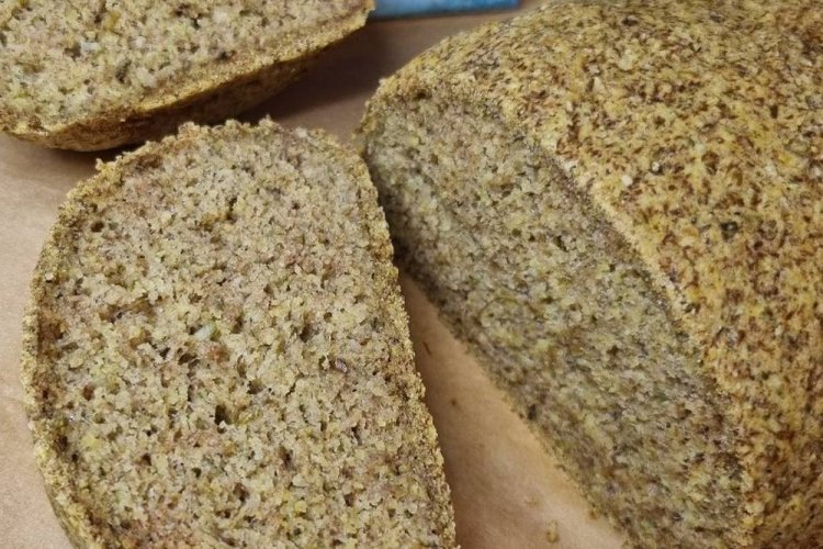 Безглютеновый хлеб из зеленой гречки и пшена