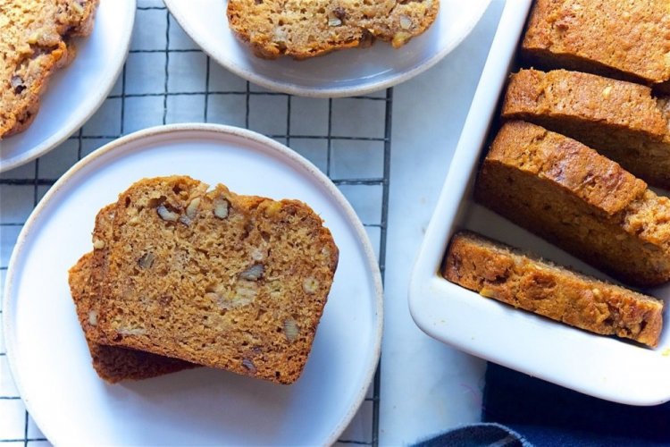 Безглютеновый хлеб с бананами