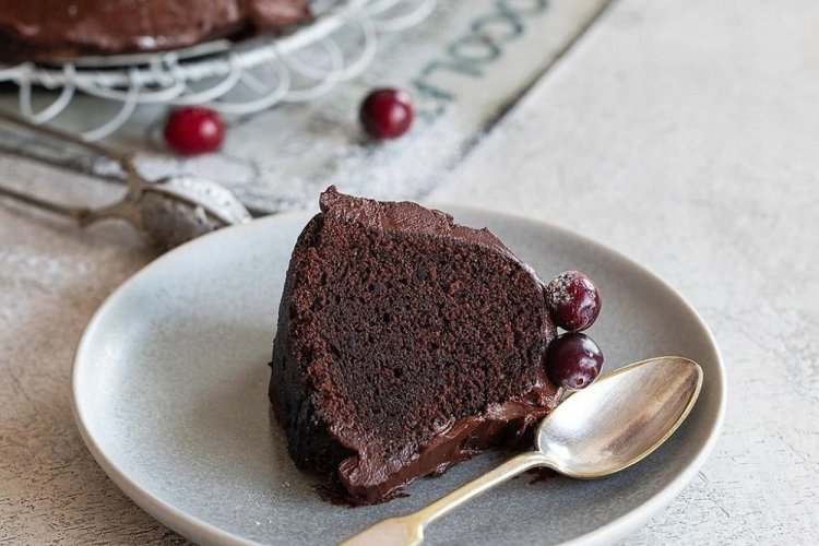 Шоколадный кекс на белках