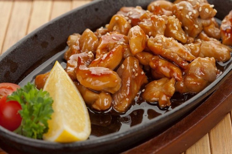 Курица в имбирном соусе