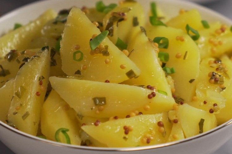 Картофельный салат с горчицей