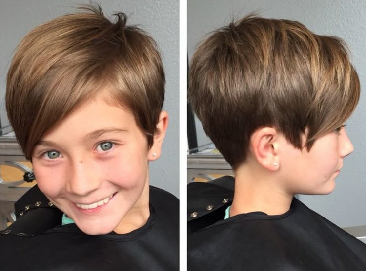 Пикси с длинной челкой