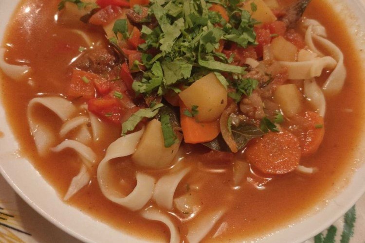 Походный лагман из сушеных ингредиентов