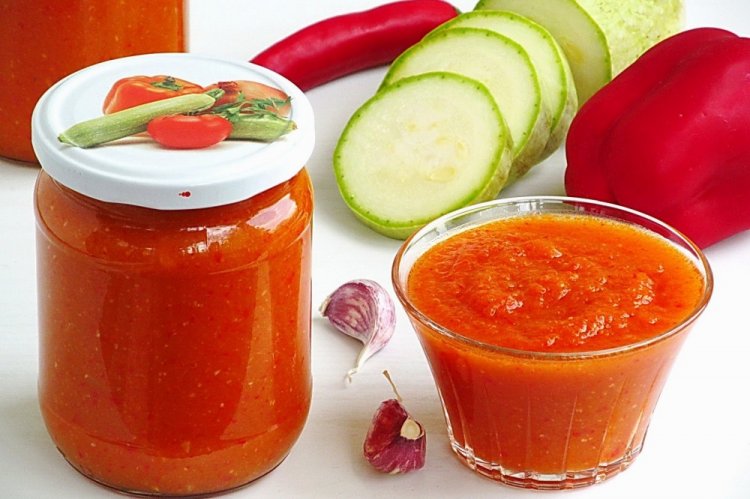 Аджика из кабачков без стерилизации