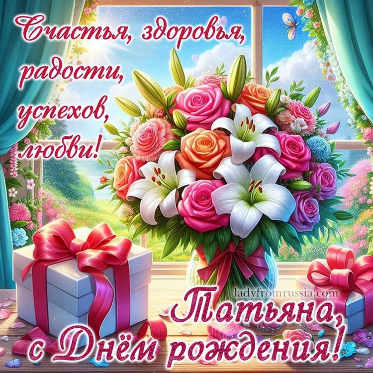 Красивые и оригинальные картинки «С Днем рождения, Татьяна!»