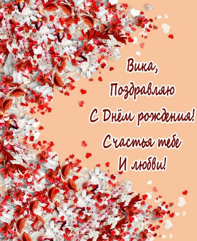 Красивые и оригинальные картинки «С Днем рождения, Виктория!»