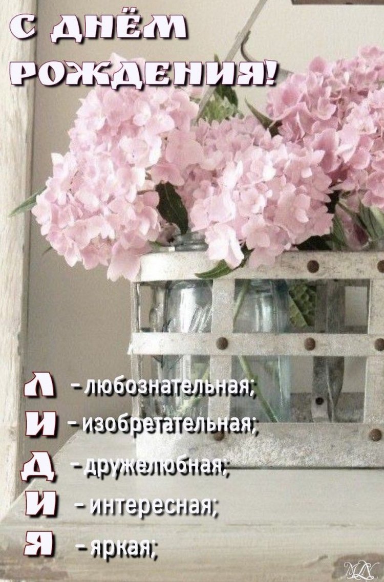 Прикольные открытки и картинки «С Днем рождения, Лида!»