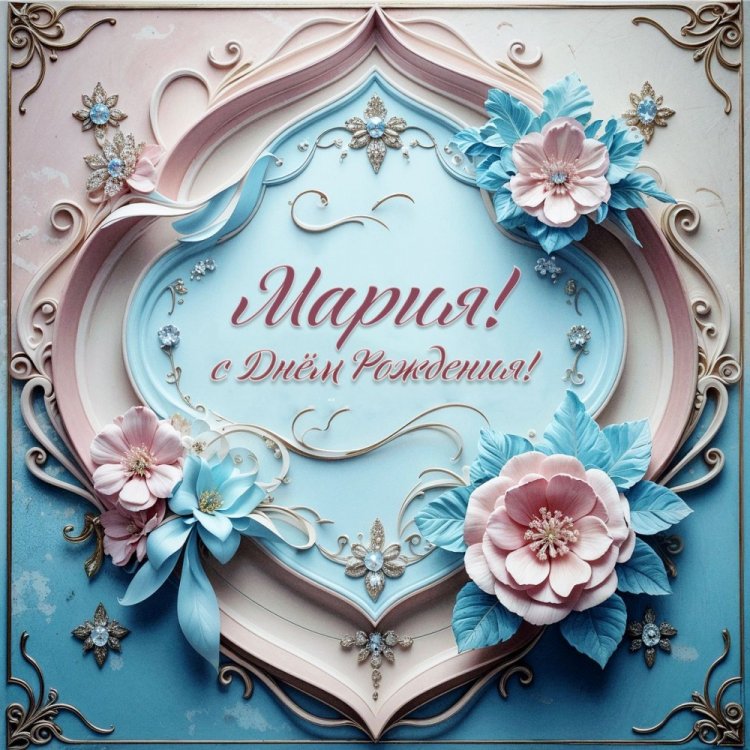 Красивые и оригинальные открытки «С Днем рождения, Мария!»