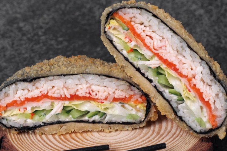 Суши-бургер «Филадельфия»