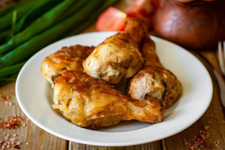 Куриные ножки в пивном кляре на сковороде