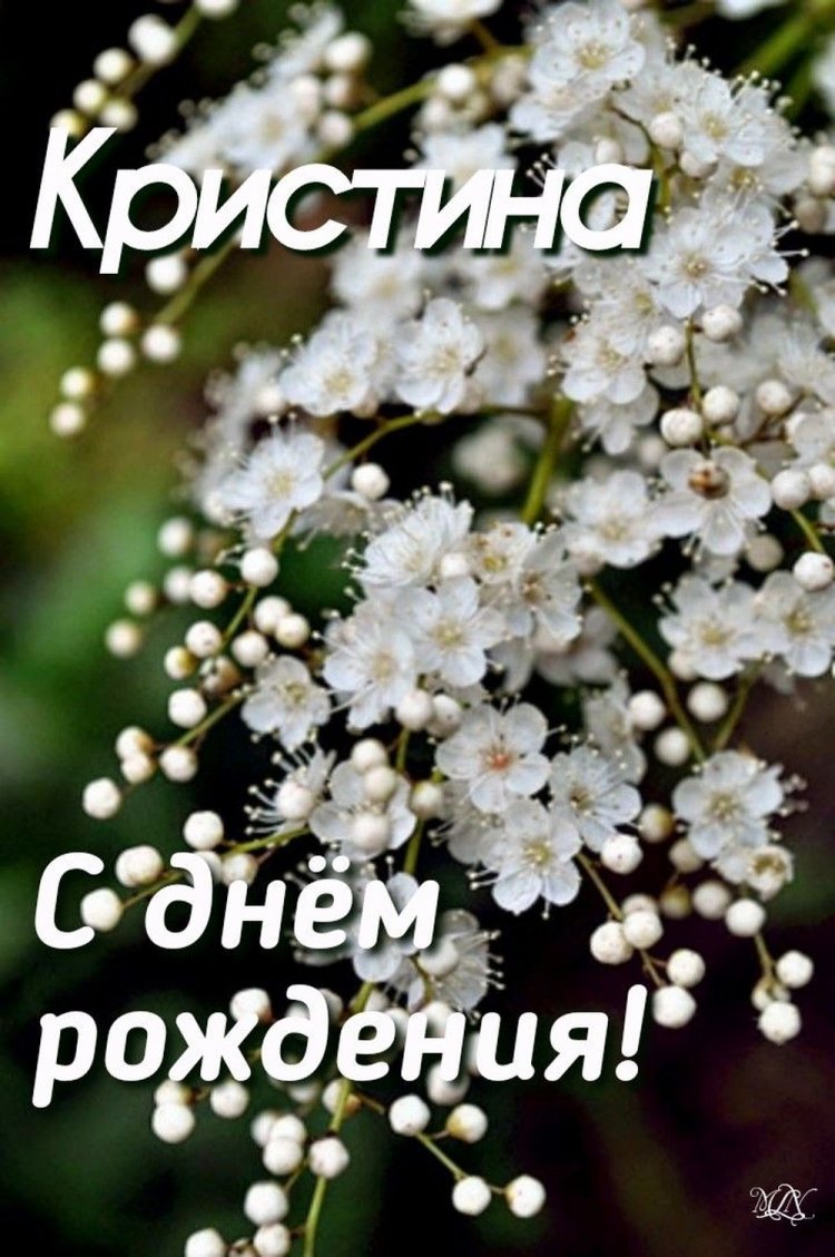 Красивые и оригинальные открытки «С Днем рождения, Кристина!»