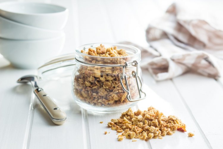 Гранола с бананом