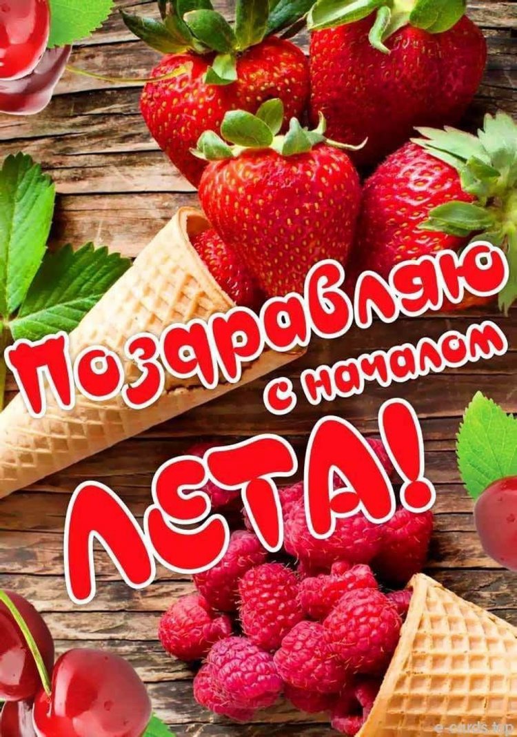 Красивые и оригинальные открытки «С первым днем лета!»