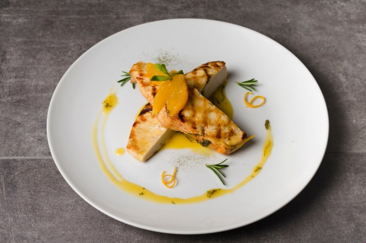 Куриные медальоны с апельсином