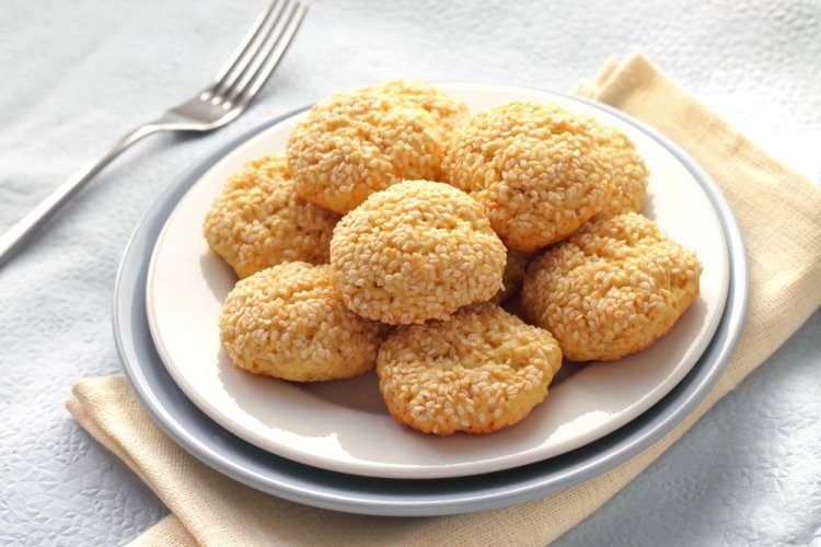 Кунжутное печенье