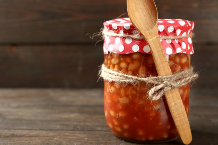 Фасоль с томатной пастой на зиму