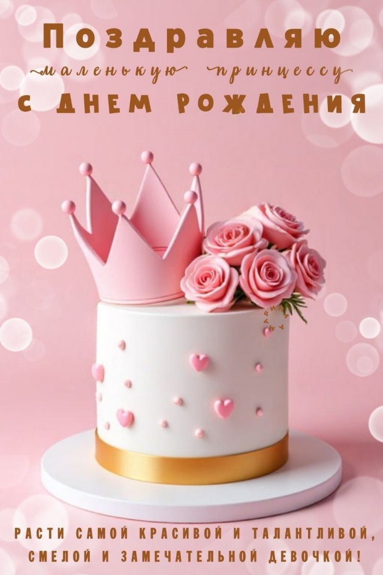 Открытки «С Днем рождения!» маленькой внучке