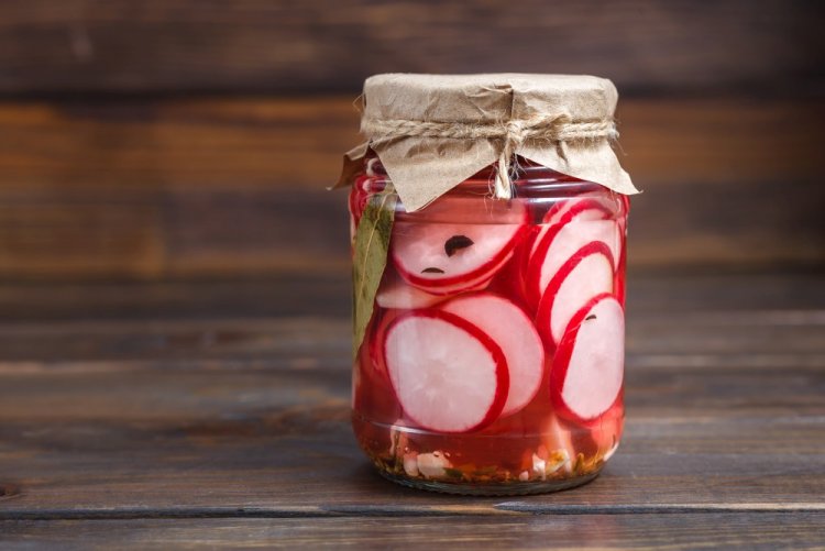 Маринованная редиска слайсами на зиму