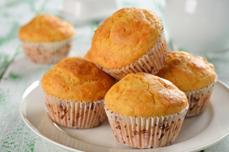 Маффины на кефире и сливочном масле