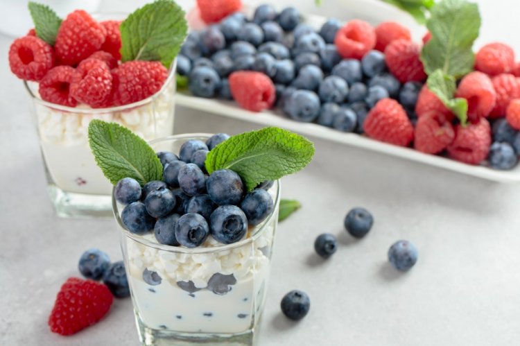 Творожный протеиновый пудинг