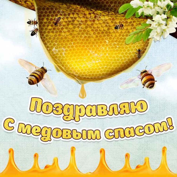 Открытки и картинки на Медовый Спас коллегам