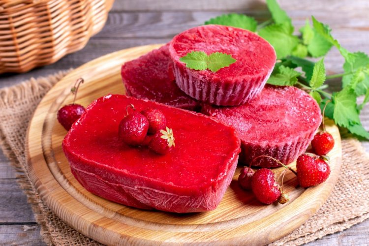 Замороженное земляничное пюре на зиму