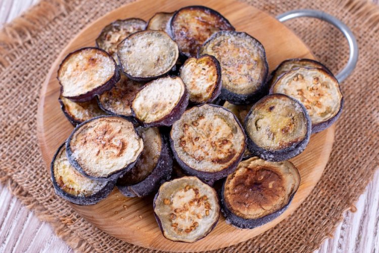 Замороженные жареные баклажаны