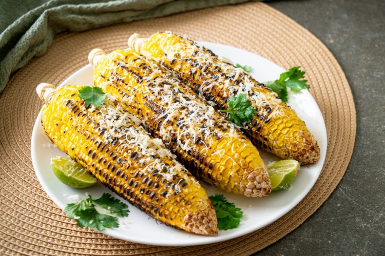 Кукуруза под сыром в духовке