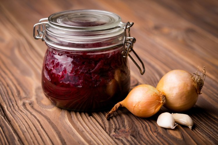 Свекла с луком и морковью для борща на зиму